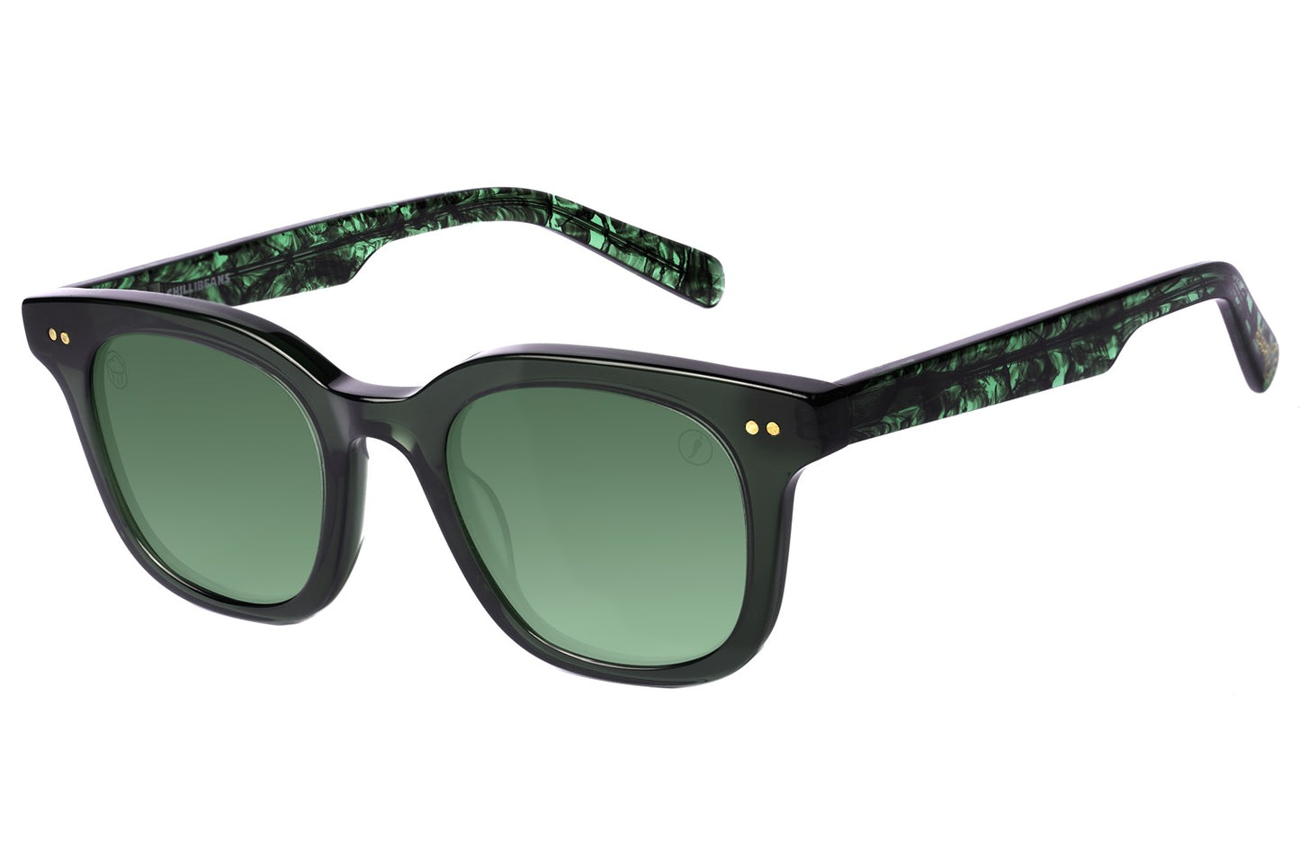 Behind The Colors Retro Square Sunglasses
