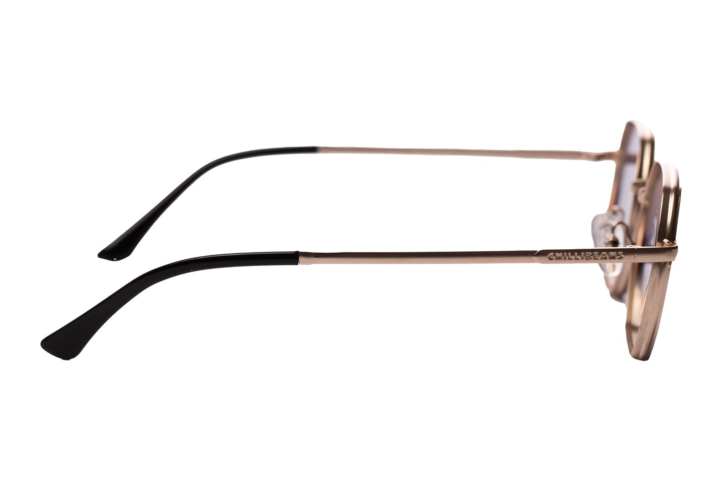 Gold Round Sunglasses
