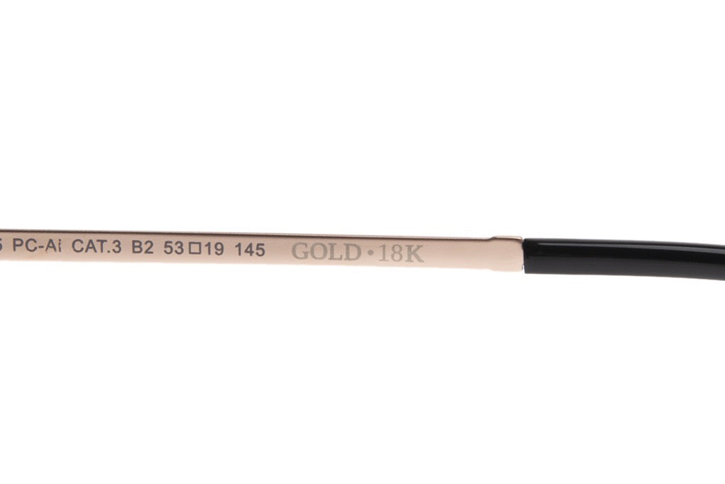 Gold Round Sunglasses