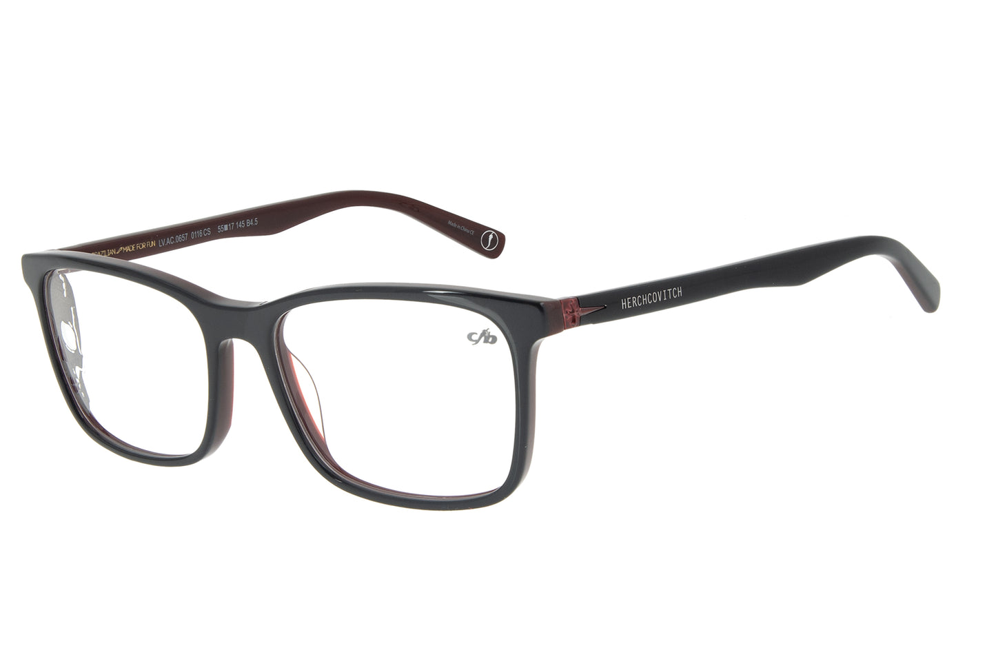 Alexander Hercovitch Acetate Rt Red Black Optical Glasses - Chilli Beans Australia