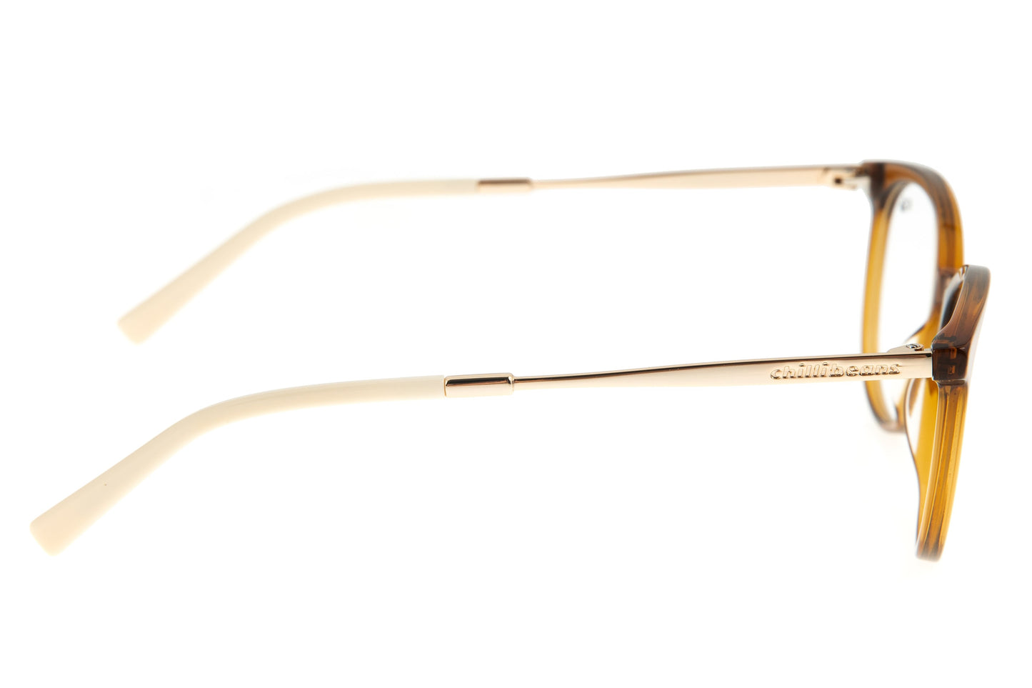 Acetate Round Golden Brown Optical Glasses - Chilli Beans Australia