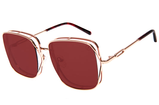 Gold Square  Sunglasses