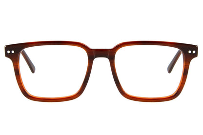 Alok Acetate Square Brown Optical Glasses - Chilli Beans Australia