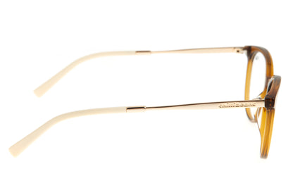 Acetate Round Golden Brown Optical Glasses - Chilli Beans Australia