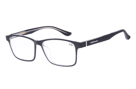 Injected Rt Black Optical Glasses - Chilli Beans Australia