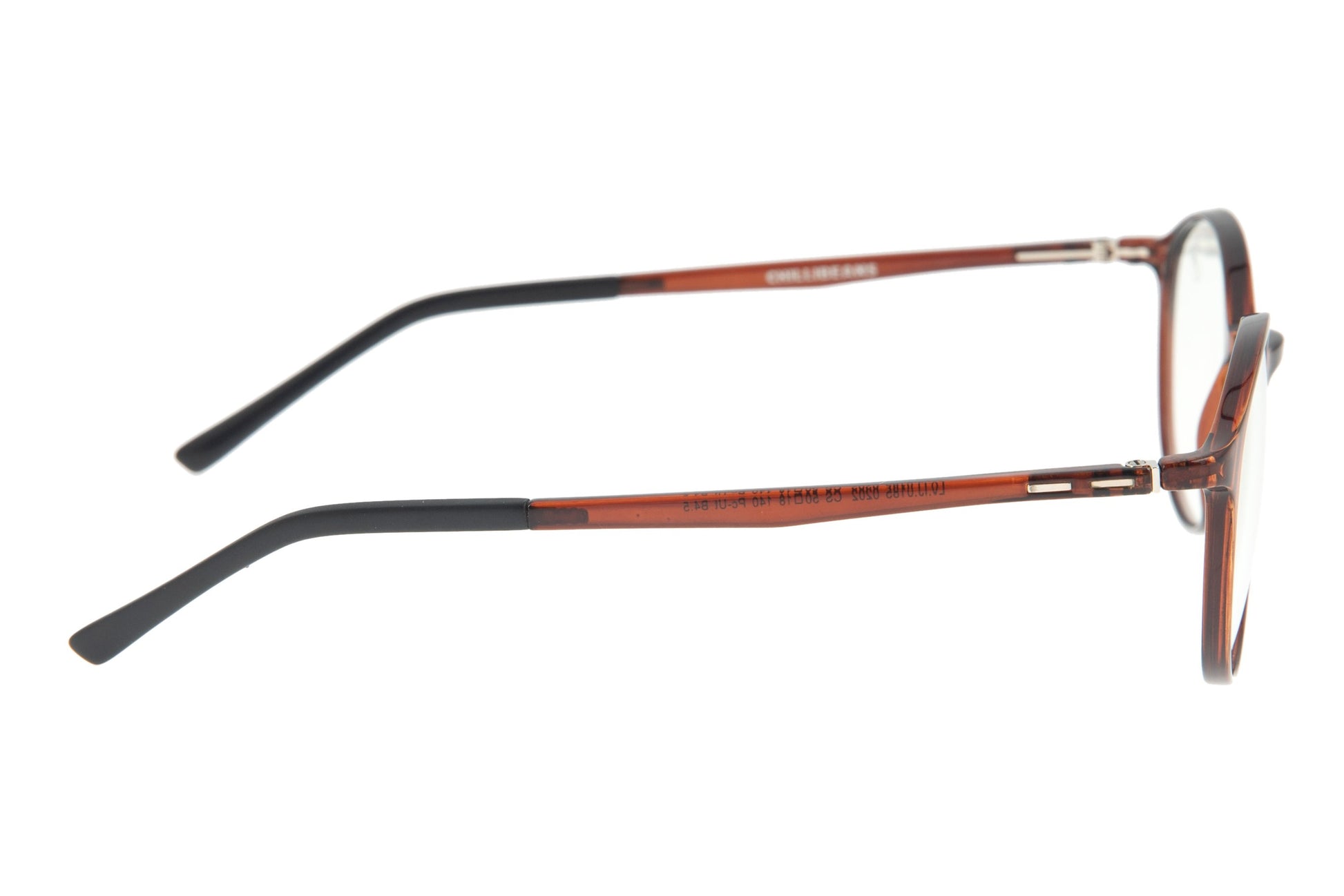 Injected Round Brown Optical Glasses - Chilli Beans Australia