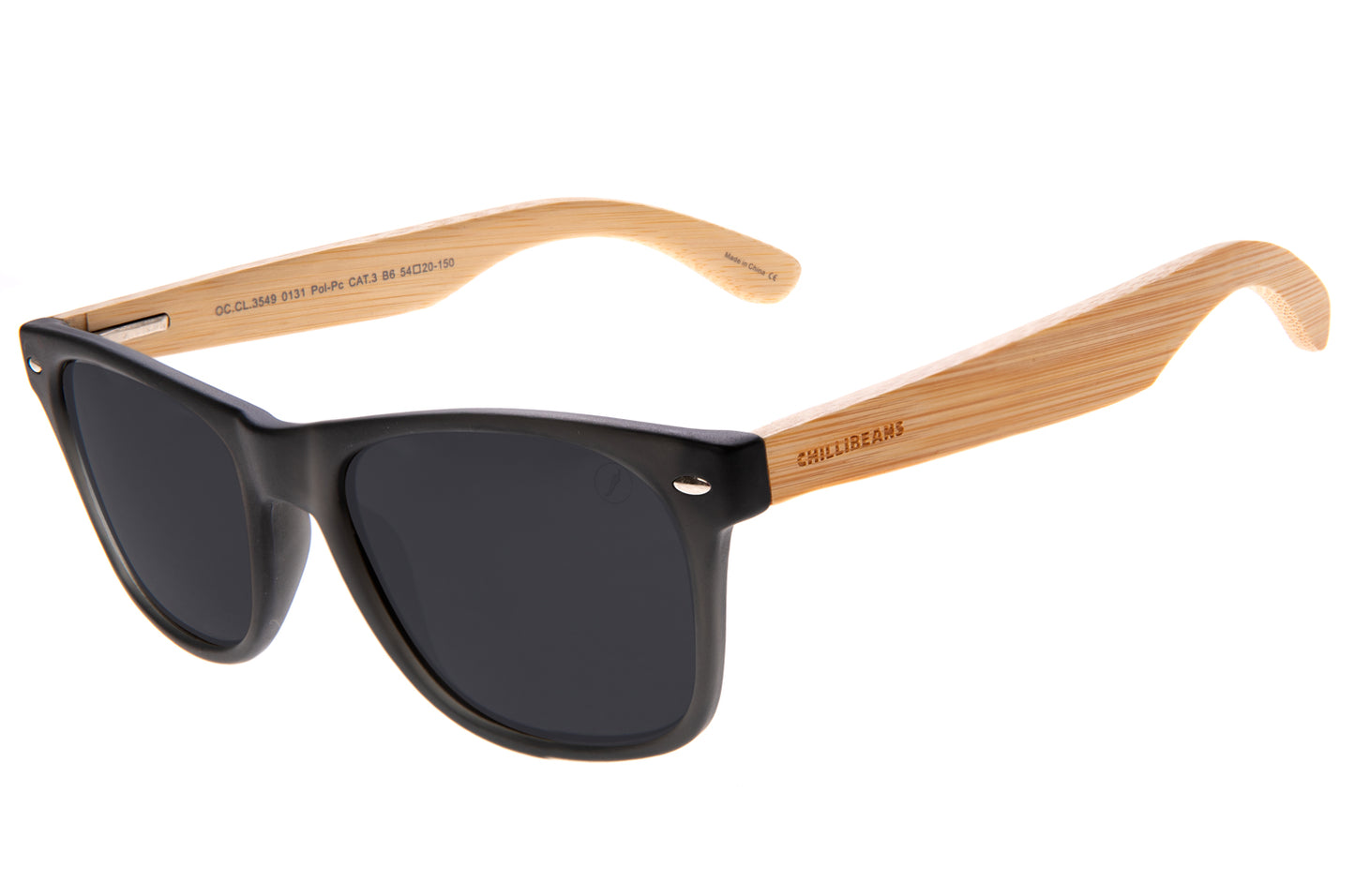 Chilli Beans Wood Square Sunglasses